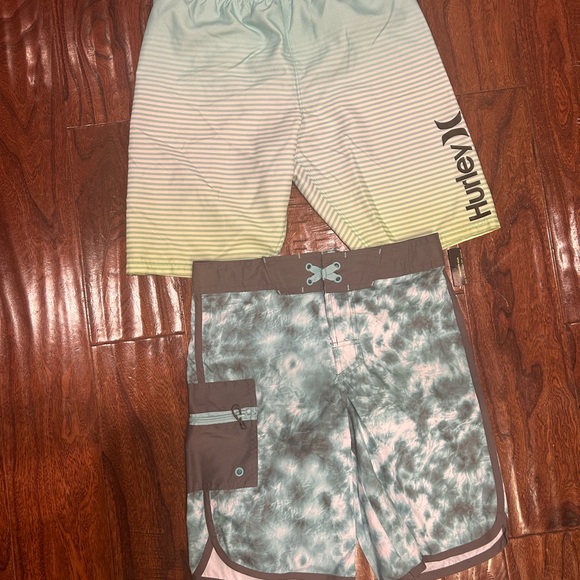 2 pairs boys casual active swim shorts size 10/12 - Picture 5 of 5